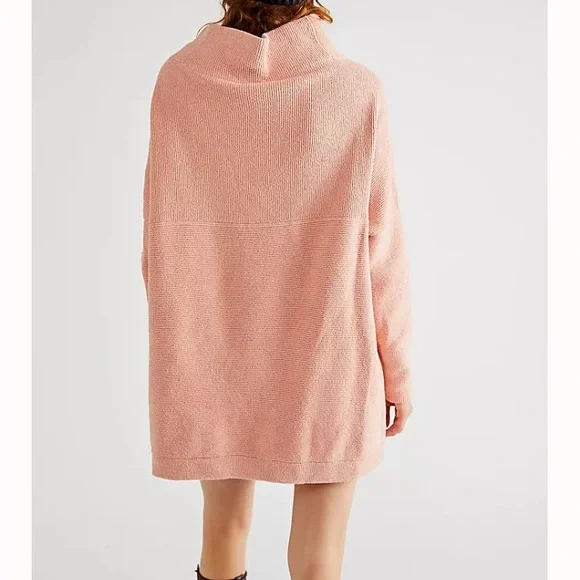 NWT Free People Ottoman Tunic in Dusty Pink - Picture 7 of 9
